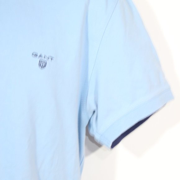 Gant Polo Shirt Large Blue Mens - Picture 5 of 13